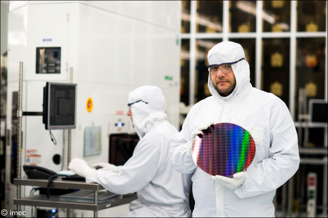 Wafer production is already ongoing in 2D-EPL partner imec’s cleanroom. Credit: imec