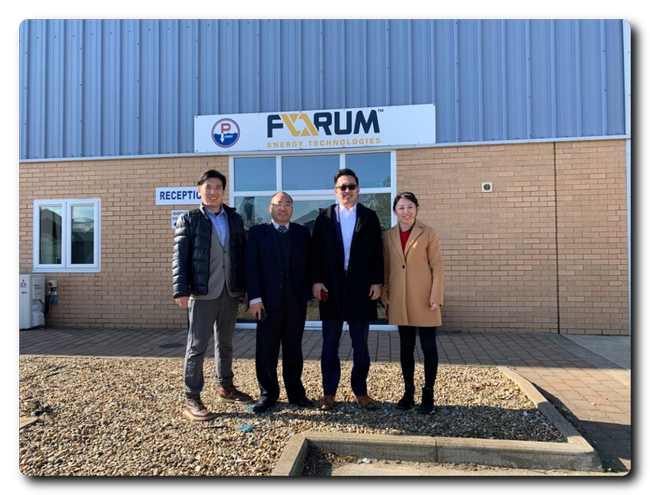 Representatives from Wuxi Haiying-Cal Tec Marine Technology Co., Ltd visiting Forum Energy in 2019
