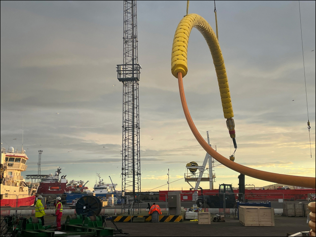 Strohm’s TCP Flowline features Subsea Energy Solutions’ bend restrictor, topside clamps and subduct for a fast turnaround project with Shell. Image supplied courtesy of Subsea Energy Solutions