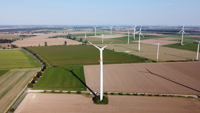 Field test with Novaflex BladeUp on a 1.3 MW turbine at Ilsede in Lower Saxony, Germany. 