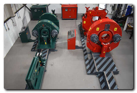 Fully-rotational torque machines at EnerQuip's facility