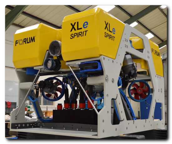 the XLe Spirit ROV is the first in a new generation of electric ROVs