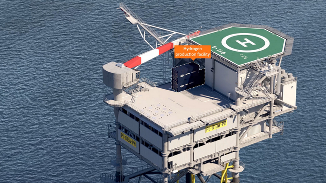 Neptune Energy-operated platform Q13a-A in the Dutch North Sea.
